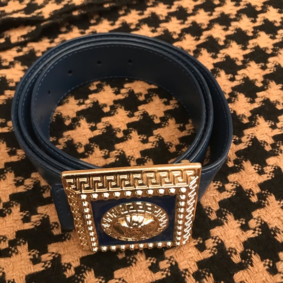 New Blue Versace Belt - Picture 1 of 3